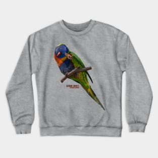 Rainbow Lorikeet_01C Crewneck Sweatshirt